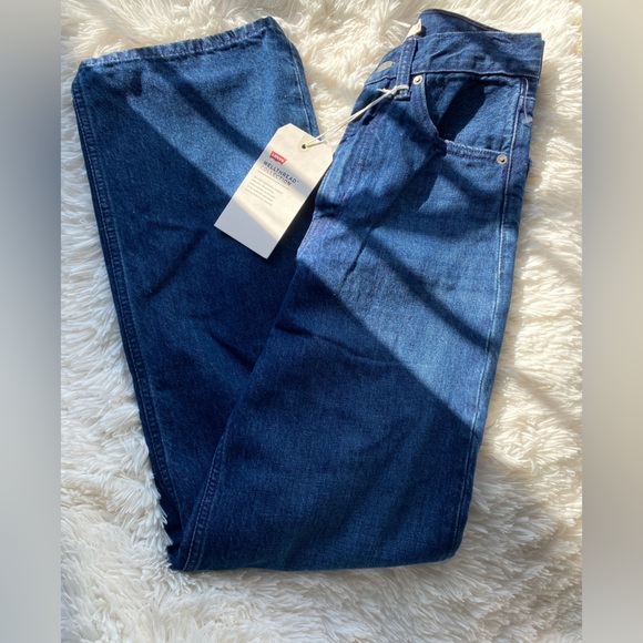 Levi's Denim - NEW Levi's WellThread High Loose Jeans Hemp Cotton 24